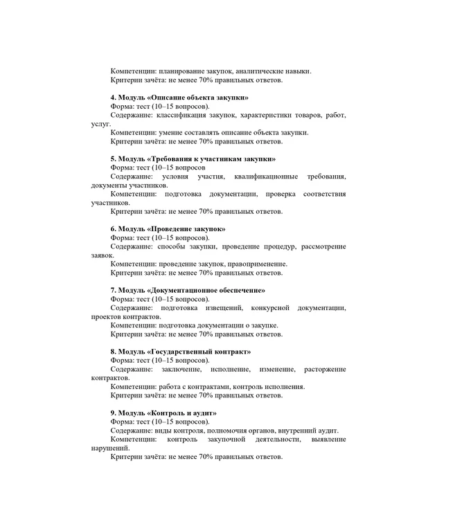 О программе